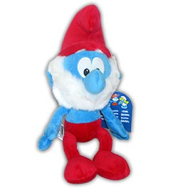 Šmolkovia - Smurfs - Mascot Papa Smerf - 24cm