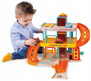 McQueen - SMOBY 120424 Vroom Planéte Disney Car Veľká garáž