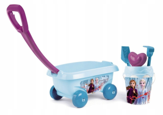 Elsa Frozen - SMOBY LIGHT OF ICE 2 TROLLEY S RACKET + PRÍSLUŠENSTVA