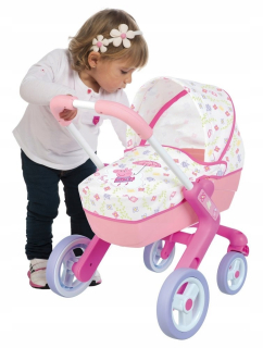 Pepa Pig - SMOBY prasa peppa kočík hlboko pre bábiku 42 cm