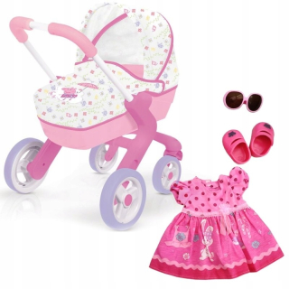 Pepa Pig - Smoby bábika pre bábätko Peppa + tkanina