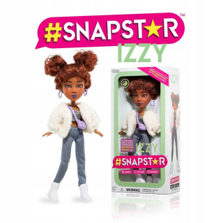 SnapStar Bábiky - Snap Star Izzy bábika ju pohybuje v Cudo Snapstar