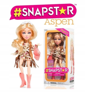 SnapStar Bábiky - Snapstar Yulu Doll Aspen + Príslušenstvo + App