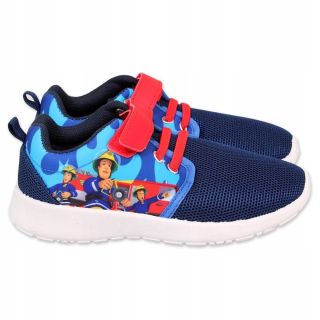 Požiarnik Sam  - Sneakers Firefighter sám Navy Velcro 28