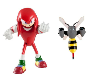 SONIC hračky - Sonic Boom - 2pak Figurines - Knuckles a Beebot