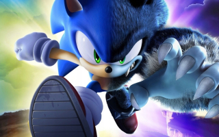 SONIC hračky - Sonic Stena nálepka - plagát 110 cm K163