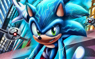 SONIC hračky - Sonic Tlinová nálepka - plagát 80 cm K164