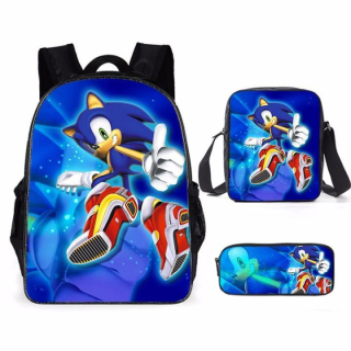 SONIC hračky - Sonic Bathpack Little Satchel Box s ceruzkou