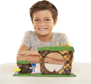 SONIC hračky - Sonic The Hedgehog Green Hill Action Figurine Jakks