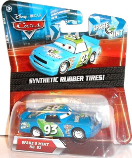 McQueen - RearoOmint # 93 Cars Cars 1:55 Disney Mattel