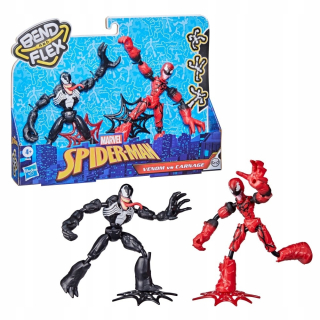 SPIDERMAN - Spider-Man Bend a Flex Figurine Venom a Carnage