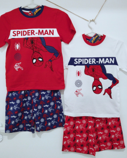 SPIDERMAN - Spiderman 2PAK SET 128 2X T-SHIRT 2X Šortky