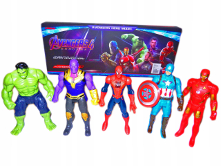 SPIDERMAN - Spiderman Hulk Captain America - Avengers Hero 5W1