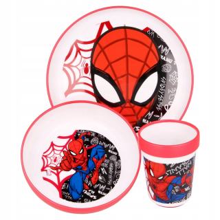 SPIDERMAN - Spiderman Marvel Set Plate Bowl Premium hrnček