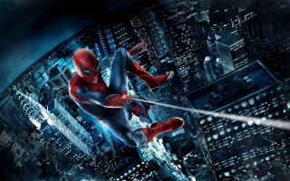 Nálepka na stenu SPIDERMAN - plagát (veľkosť 70 × 45 cm)