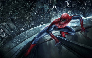 Nálepka na stenu SPIDERMAN - plagát (veľkosť 90 × 58 cm)