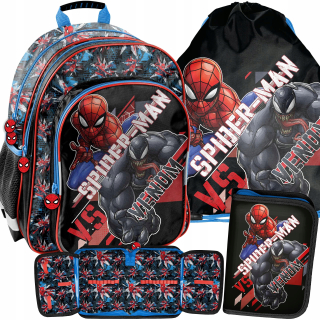 Školský batoh, taška - Spiderman School Backpack Venom Paso pre 1 triedu