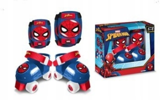 SPIDERMAN - Spiderman korčule Nastaviteľné chrániče 23-27