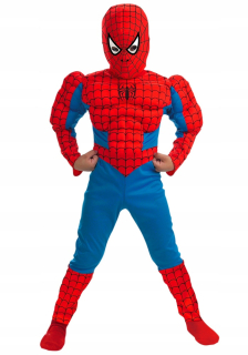SPIDERMAN - Spiderman so svaly kostýmový kostým 3-5 rokov