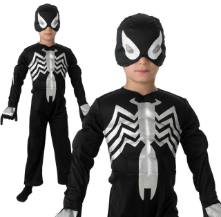SPIDERMAN - Spiderman_Black_KOSTIUM_ Disguise Star_maska__s