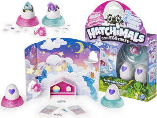 Hatchimals - Hatchi-wow Spin HatchImals Pasjamy Dresser Party 3 figúrky