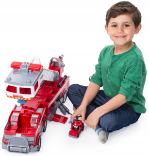 PAW Patrol - Spin Dog Patrol Veľký Fire Truck Marshall