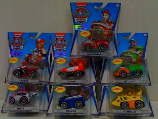 PAW Patrol - Spin Dog Patrol malý kovový automobil 16782 6054503