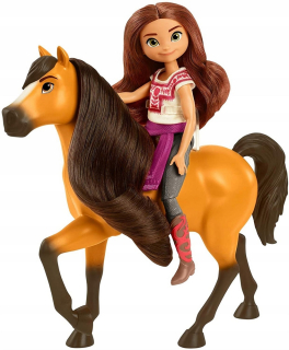 Spirit koník Mustang - Spirit Mustang Spirit Doll Lucy + Duch