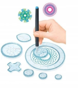 Spirograph veľký výkres kit až 22 šablón