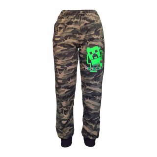 MINECRAFT - Typpants Minecraft bavlna moro 140 cm