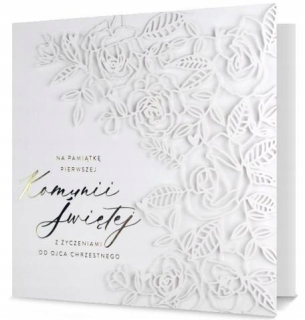 Pamätný list + obálka Pan Dragon UK-SILVER-20 Communion