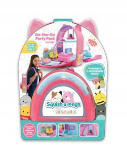 SQUISMALLOWS Squish a Longs Party Pack On-the-Go batoh na hranie s figúrkami