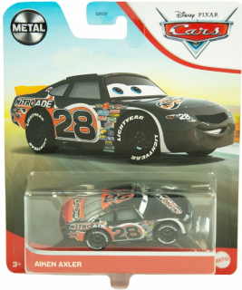 McQueen - Silver Aken Axler Nitroáda Cars Mattel