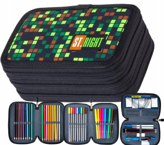 Peračník - ST.PRAVÉ TRIPLE PENCIL CASE