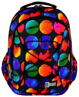 Školský batoh, taška - St.Right Backpack BP32 3K C.dots kolesá kolesá 617638