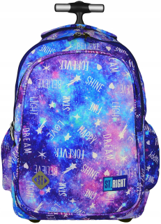 Školský batoh - St.Right Batoh Wheels Galaxy Girl 645907