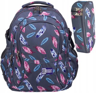 Školský batoh, taška - St.Right School Batchpack Mládež ceruzky Puzdro