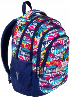 Školský batoh, taška - St.Right School Batchpack Mládež slogan