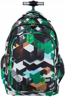 Školský batoh, taška - St.right School Batchpack na hre Pixel 3D kolesá