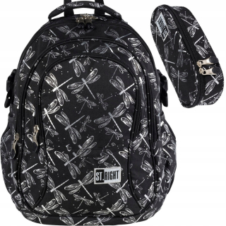 Školská taška - batoh, set, zostava - St. Right School Batchpack Set pre dievčatá