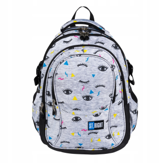 Aktovka školská taška - St.Right Backpack School Bag BP1 oči oči