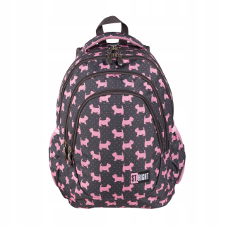 Aktovka školská taška - St.Right Backpack School Bag BP6 psov pes