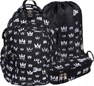 ST.RIGHT Školský batoh Mládežnícky puzdro na ceruzku Crown Bag