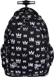 Školský batoh, taška - St.Right Backpack na školských kolesách TB01 Crown