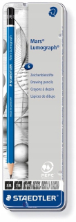 Staedtler ceruzka Set Mars Lumograph 8B-HB 6ks