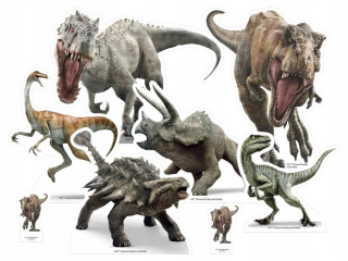 Jurský svet - Hviezdne výrezy TT009 Jurassic World Trex Dinosaur CO