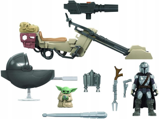 STAR WARS - Star Wars Mission Fleet Speeder Bike Mandalorian