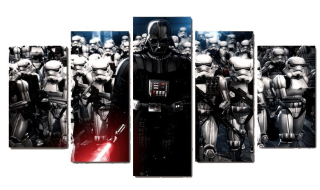 STAR WARS - Star Wars Tryptics obrázok na 100x55cm plot