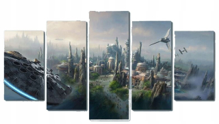 STAR WARS - Star Wars Tryptics obrázok na plot 200x100cm