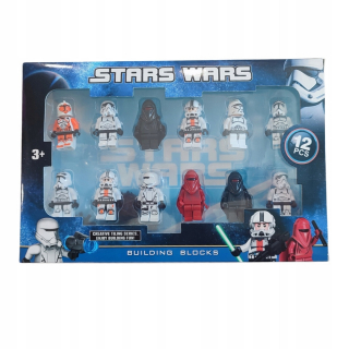♪ Stars Wars Set ♪ 12ou1 MIESTO ĽUDÍ +ACESORIA